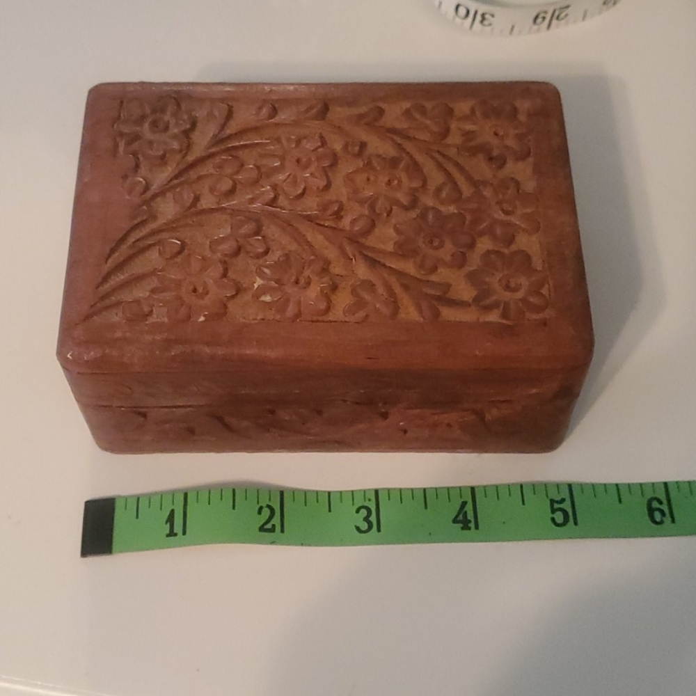 Old wooden box